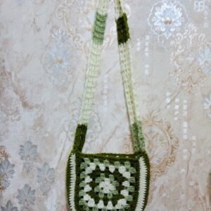 crochet granny square bag