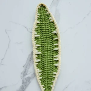 crochet leaf