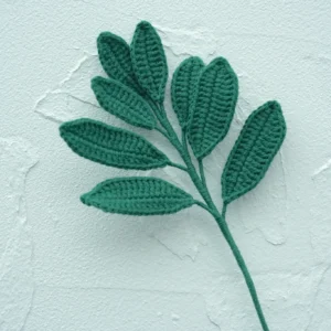 crochet leaf