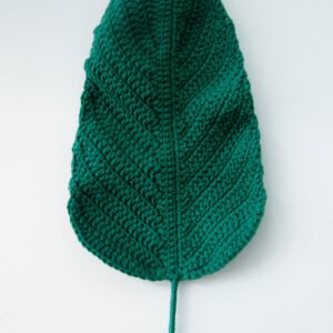 crochet big leaf