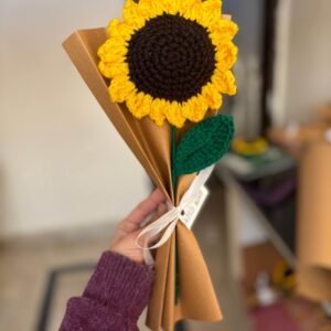 crochet sunflower