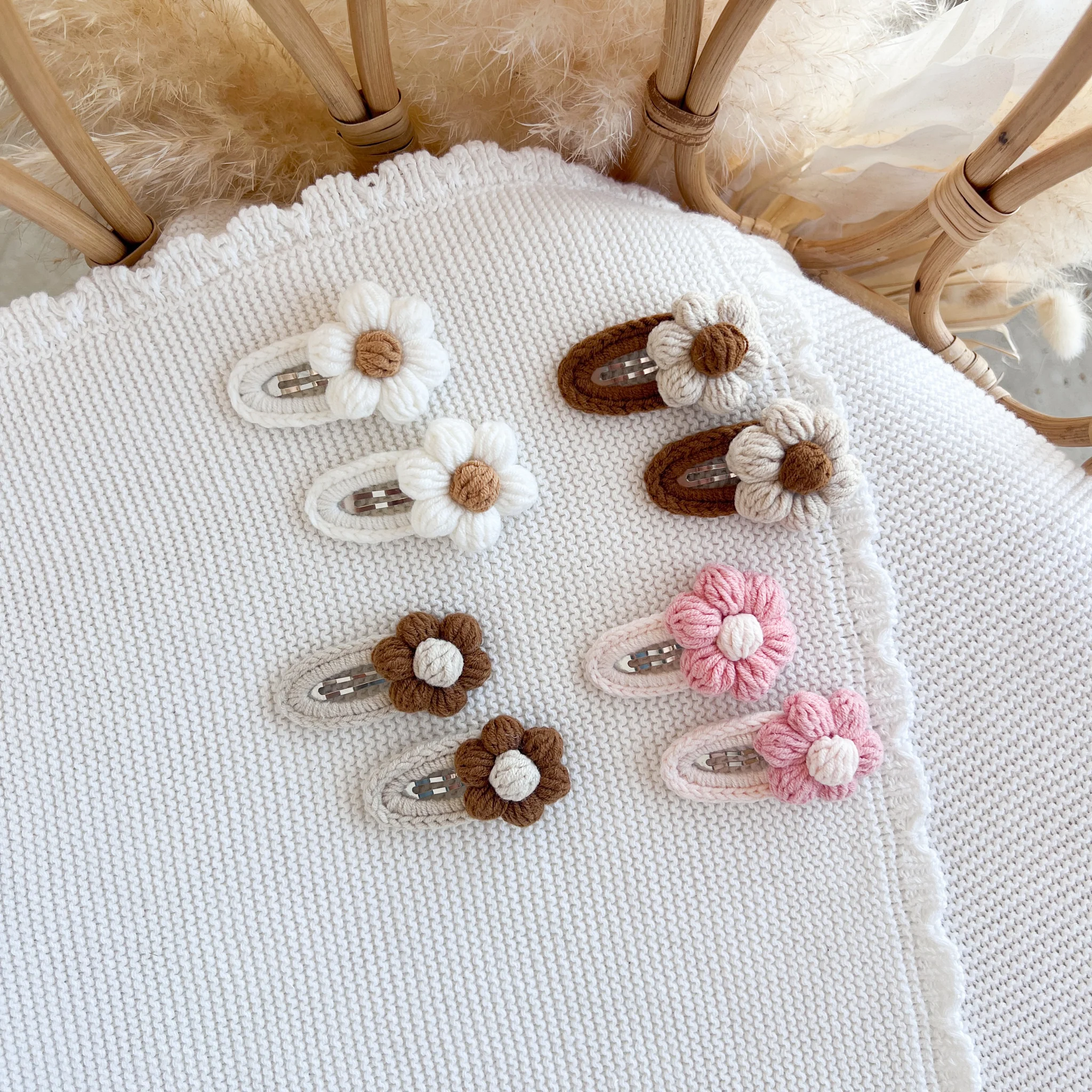 crochet tick tack pins