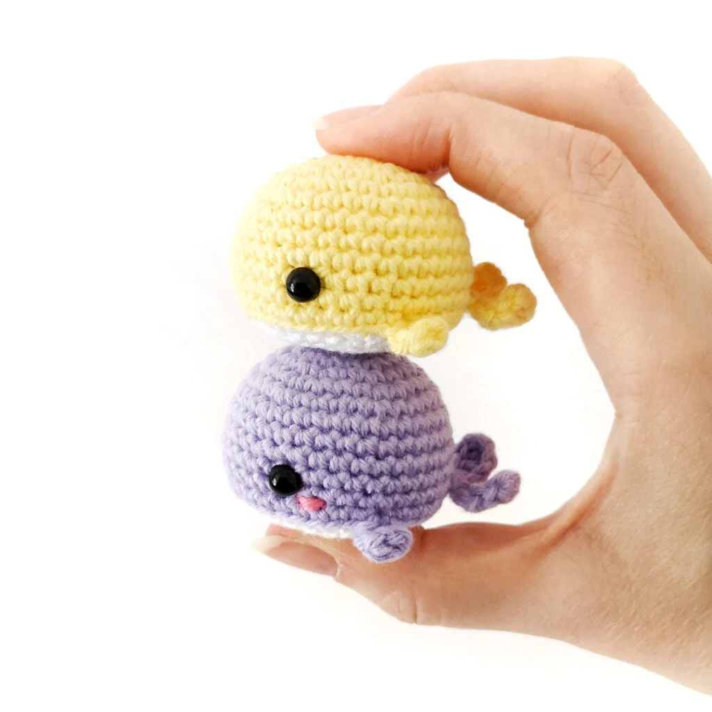 crochet whale